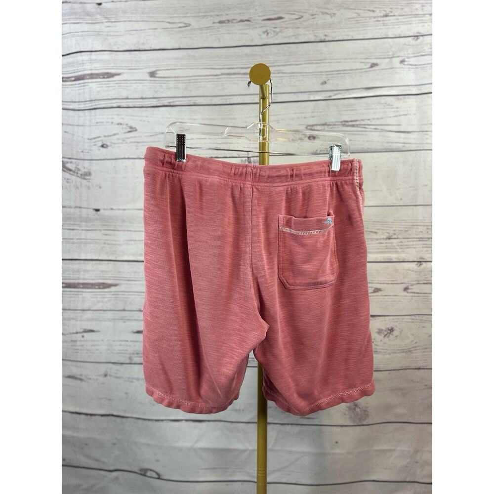 Tommy Bahama Tobago Bay Knit Lounge Shorts Men’s M Pink Drawstring Pockets - Picture 2 of 6